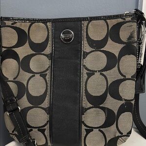 Coach Black and Gray Women's Bag